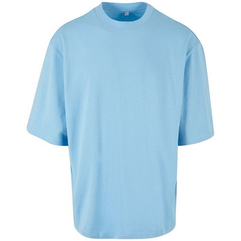 Build Your Brand Mens Oversized T-Shirt / Baltic Blue